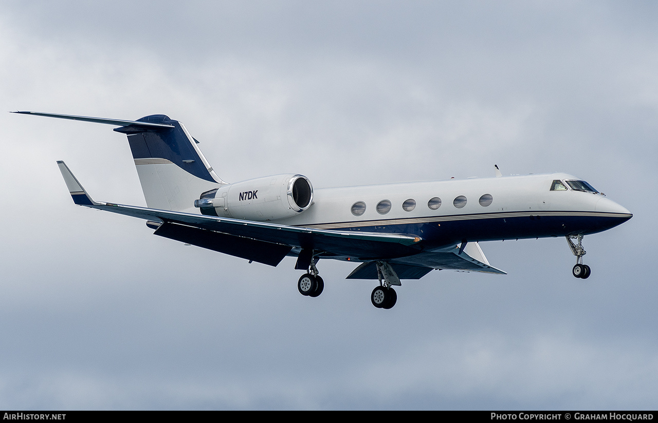 Aircraft Photo of N7DK | Gulfstream Aerospace G-IV Gulfstream IV-SP | AirHistory.net #674169