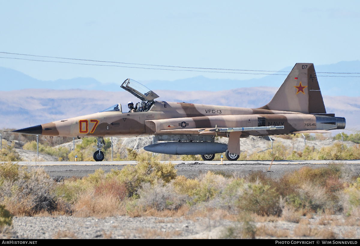 Aircraft Photo of 761545 | Northrop F-5N Tiger II | USA - Navy | AirHistory.net #674175