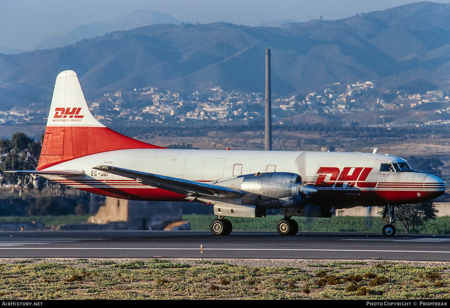 Aircraft Photo of EC-GBF | Convair 580/F | DHL Worldwide Express | AirHistory.net #674198