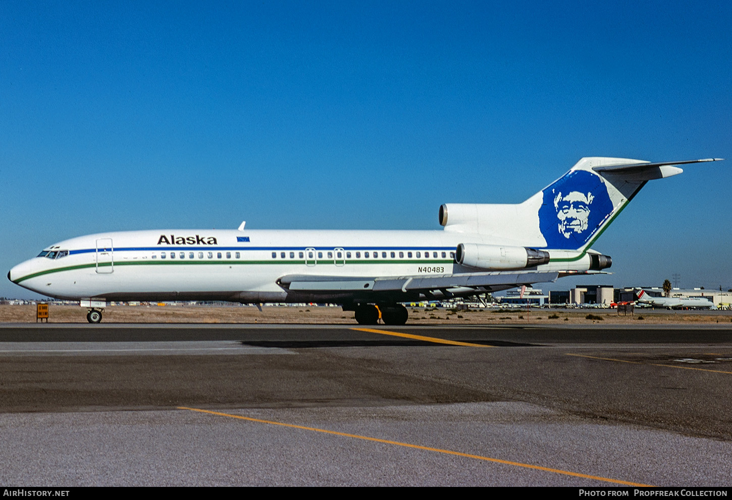 Aircraft Photo of N40483 | Boeing 727-22 | Alaska Airlines | AirHistory.net #674228