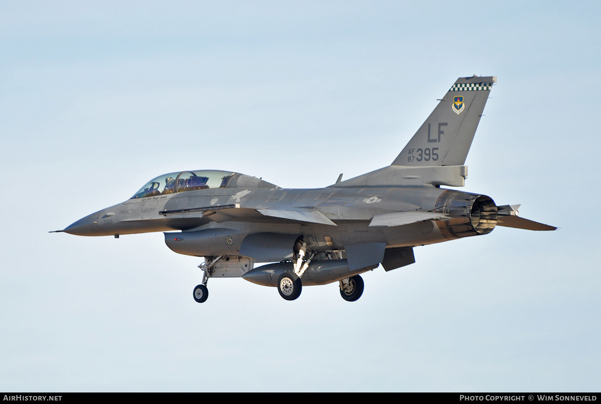 Aircraft Photo of 87-0395 / AF87-395 | General Dynamics F-16D Fighting Falcon | USA - Air Force | AirHistory.net #674277