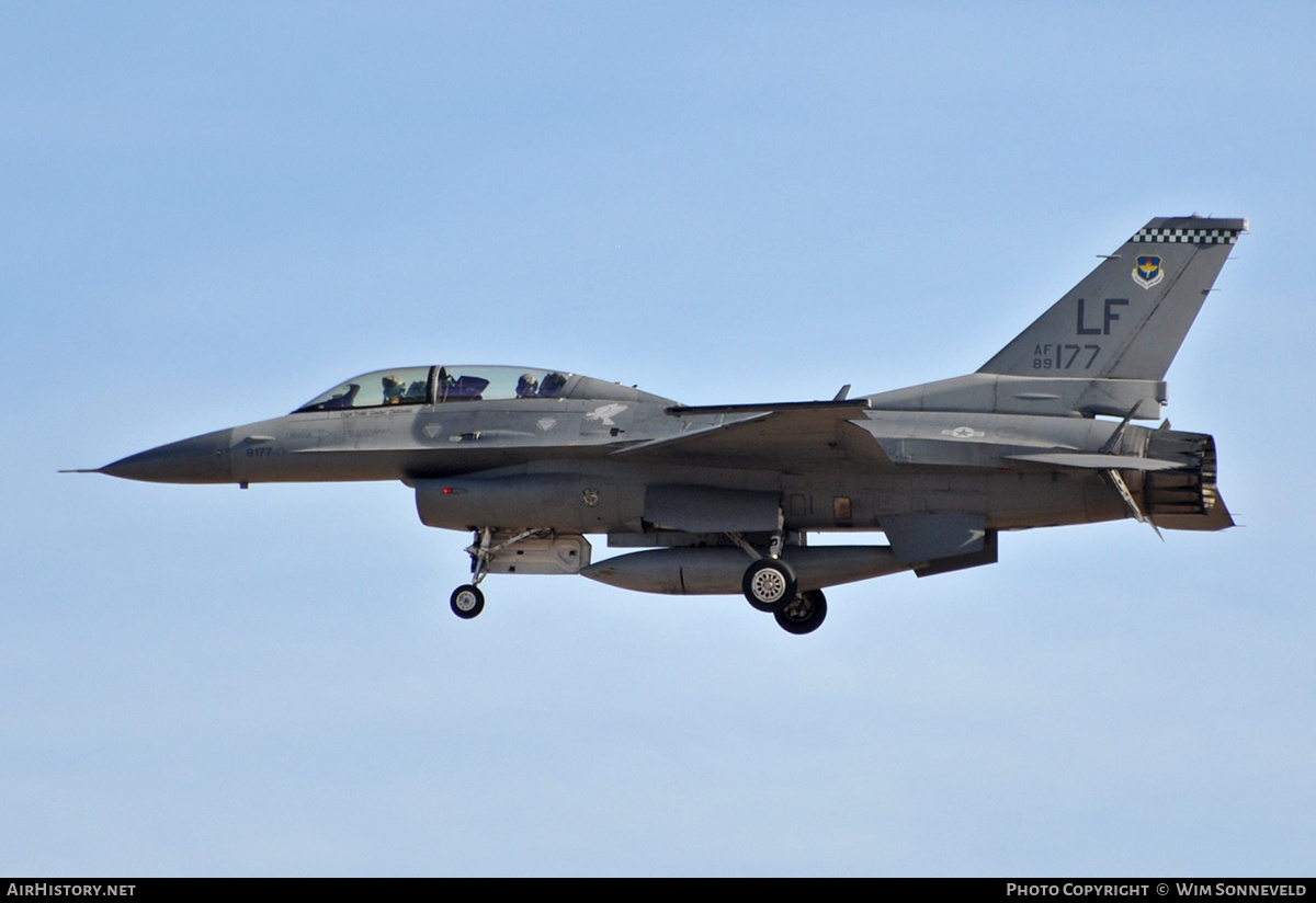 Aircraft Photo of 89-2177 / AF89-177 | General Dynamics F-16D Fighting Falcon | USA - Air Force | AirHistory.net #674289