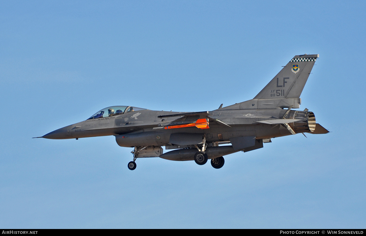 Aircraft Photo of 88-0511 / AF88-511 | General Dynamics F-16C Fighting Falcon | USA - Air Force | AirHistory.net #674296