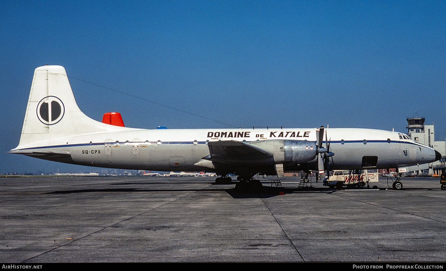 Aircraft Photo of 9Q-CPX | Bristol 175 Britannia 252F | Domaine de Katale | AirHistory.net #674305