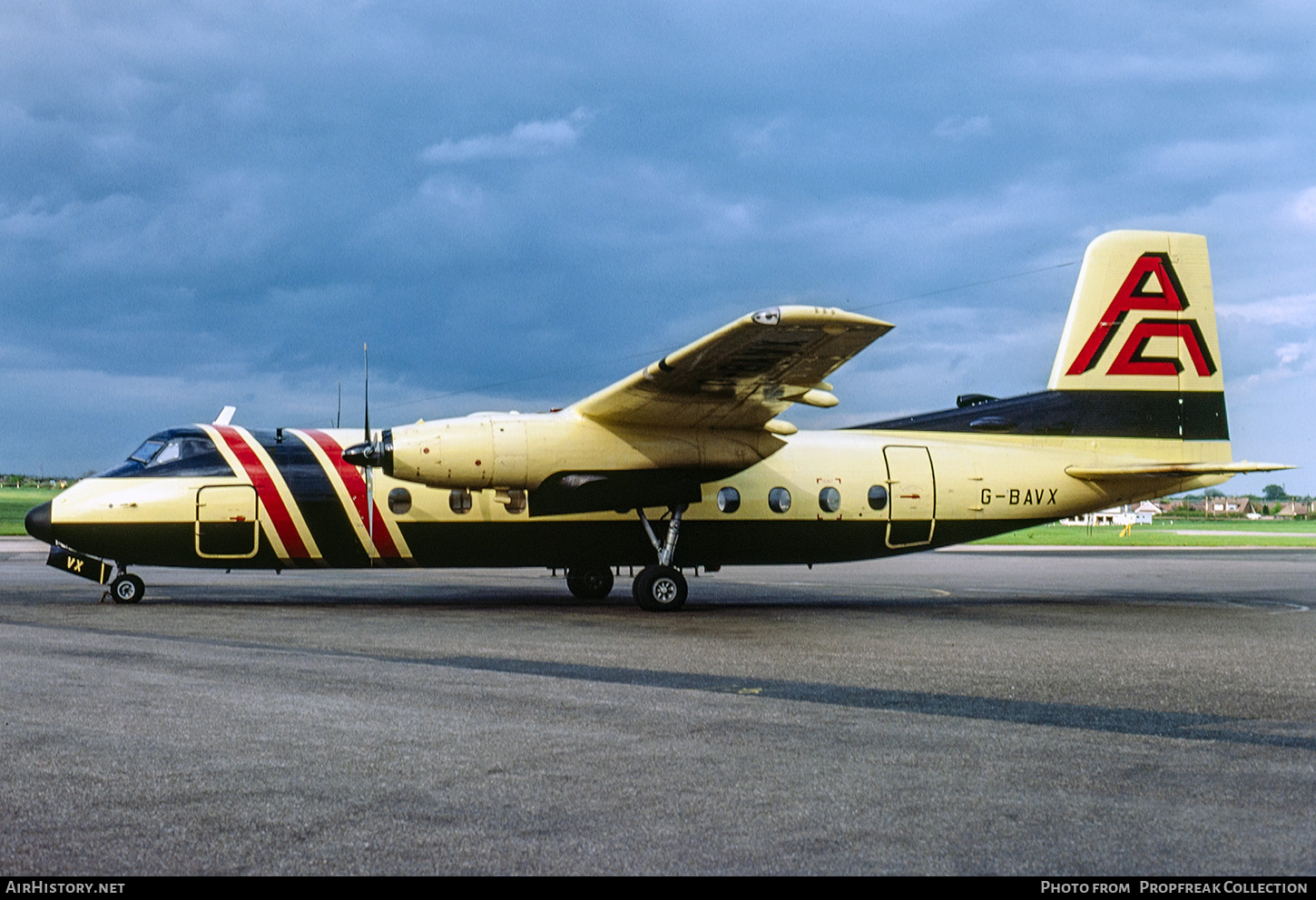 Aircraft Photo of G-BAVX | Handley Page HPR-7 Herald 214 | Aero Turbo Panama | AirHistory.net #674309