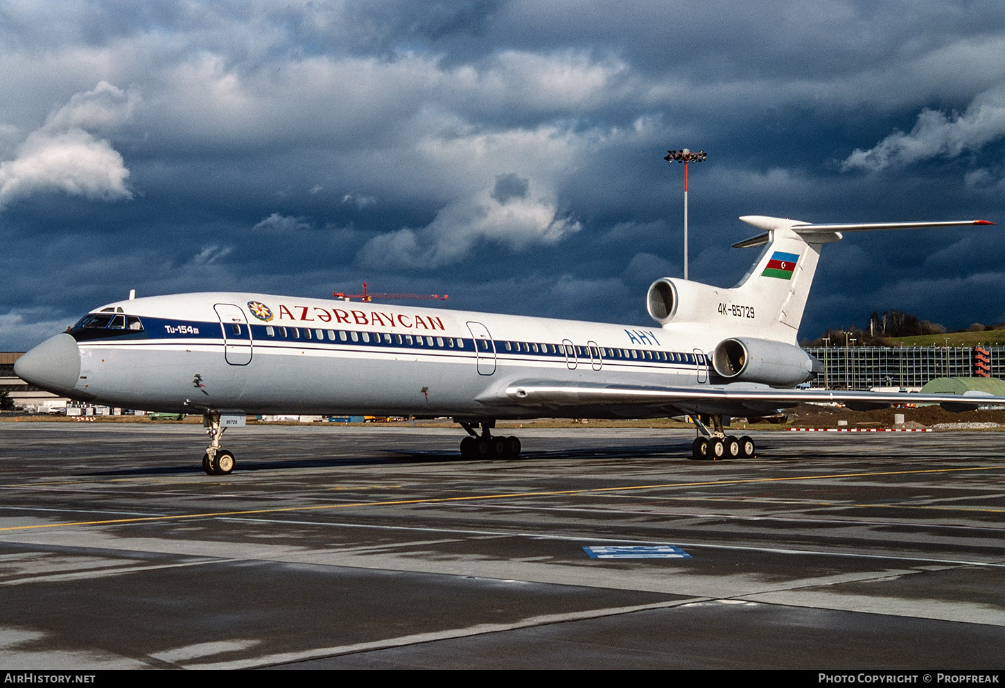 Aircraft Photo of 4K-85729 | Tupolev Tu-154M | Azerbaijan Government | AirHistory.net #674311