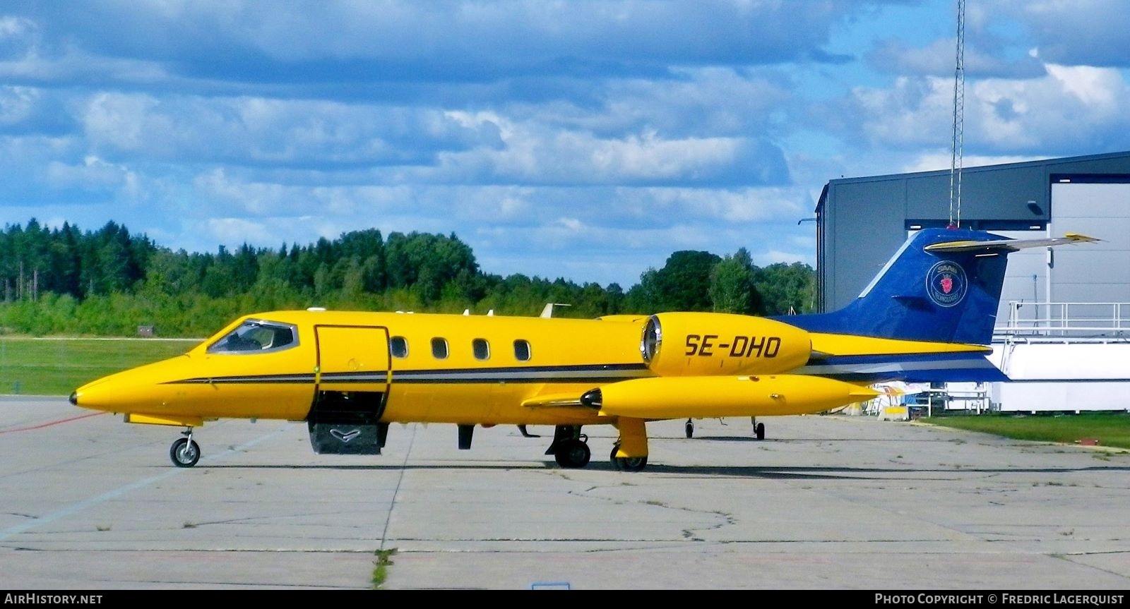 Aircraft Photo of SE-DHO | Gates Learjet 35A | Saab Technologies | AirHistory.net #674341