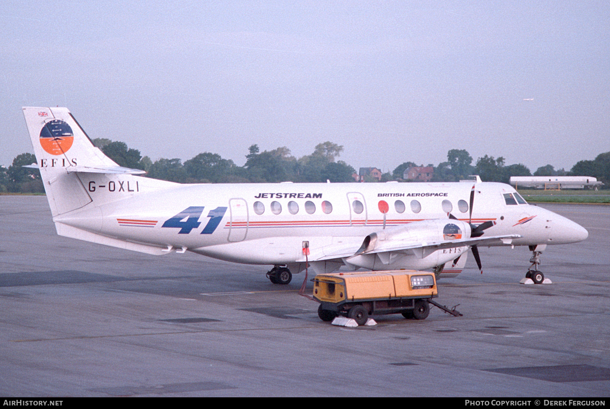 Aircraft Photo of G-OXLI | British Aerospace Jetstream 41 | British Aerospace | AirHistory.net #674343