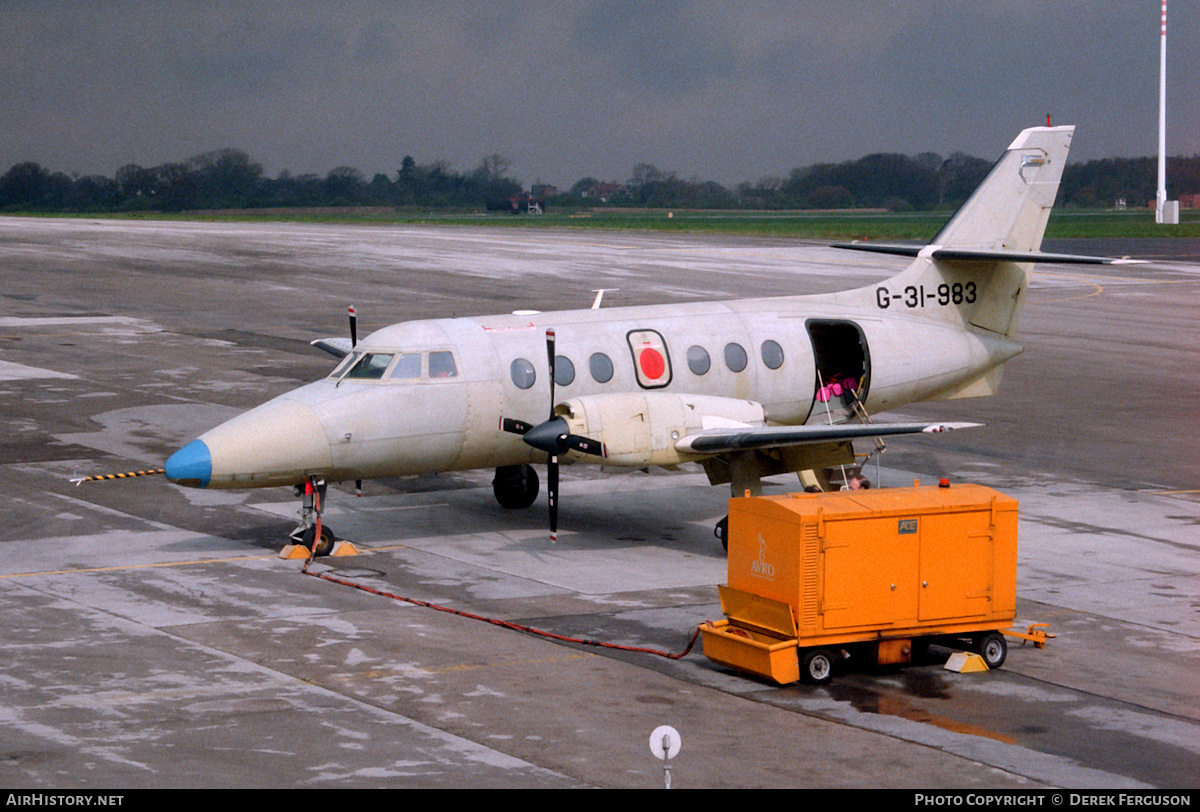 Aircraft Photo of G-31-983 | British Aerospace BAe-3100 Jetstream 31 | AirHistory.net #674354