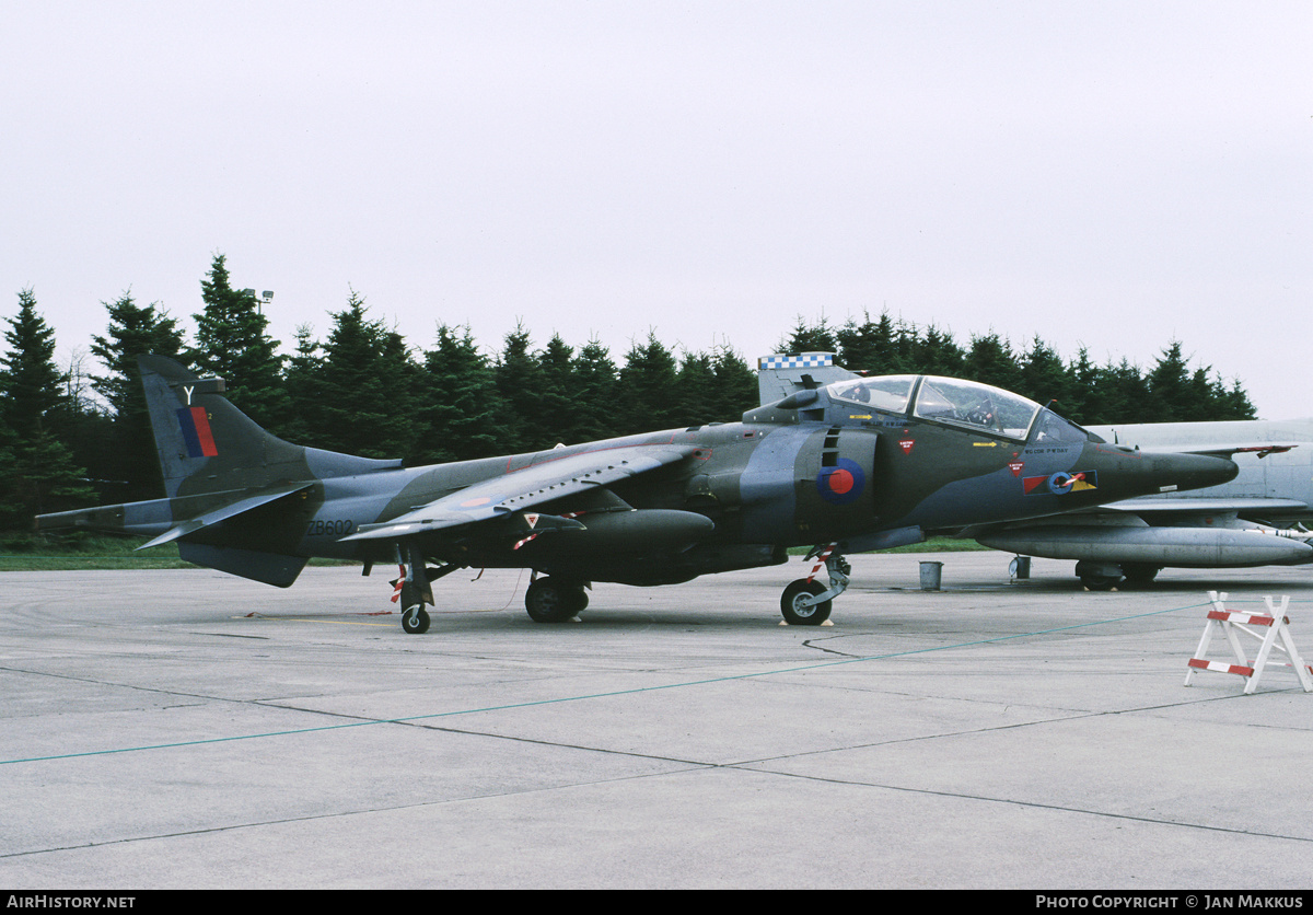 Aircraft Photo of ZB602 | British Aerospace Harrier T4 | UK - Air Force | AirHistory.net #674382