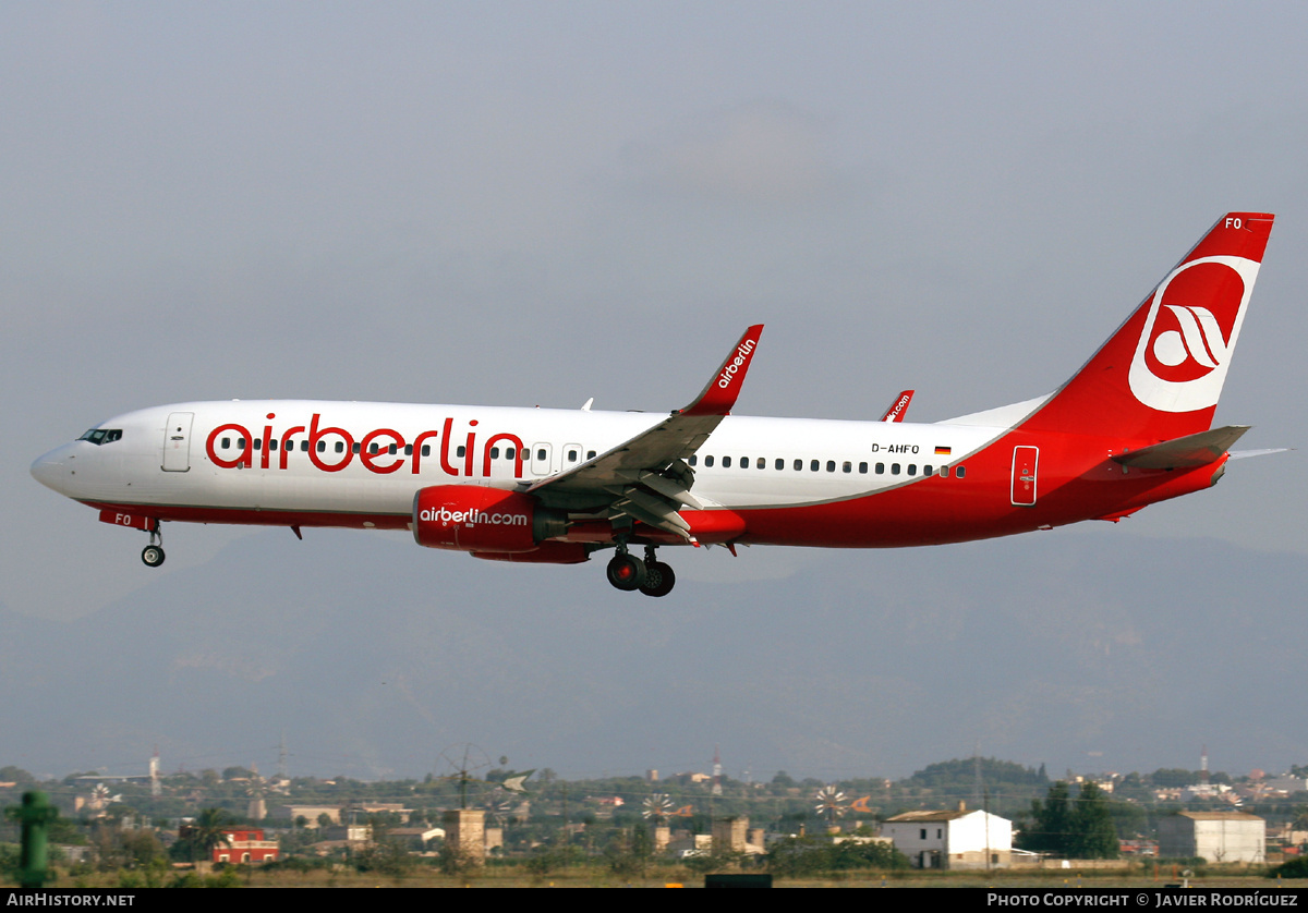 Aircraft Photo of D-AHFO | Boeing 737-8K5 | Air Berlin | AirHistory.net #674446