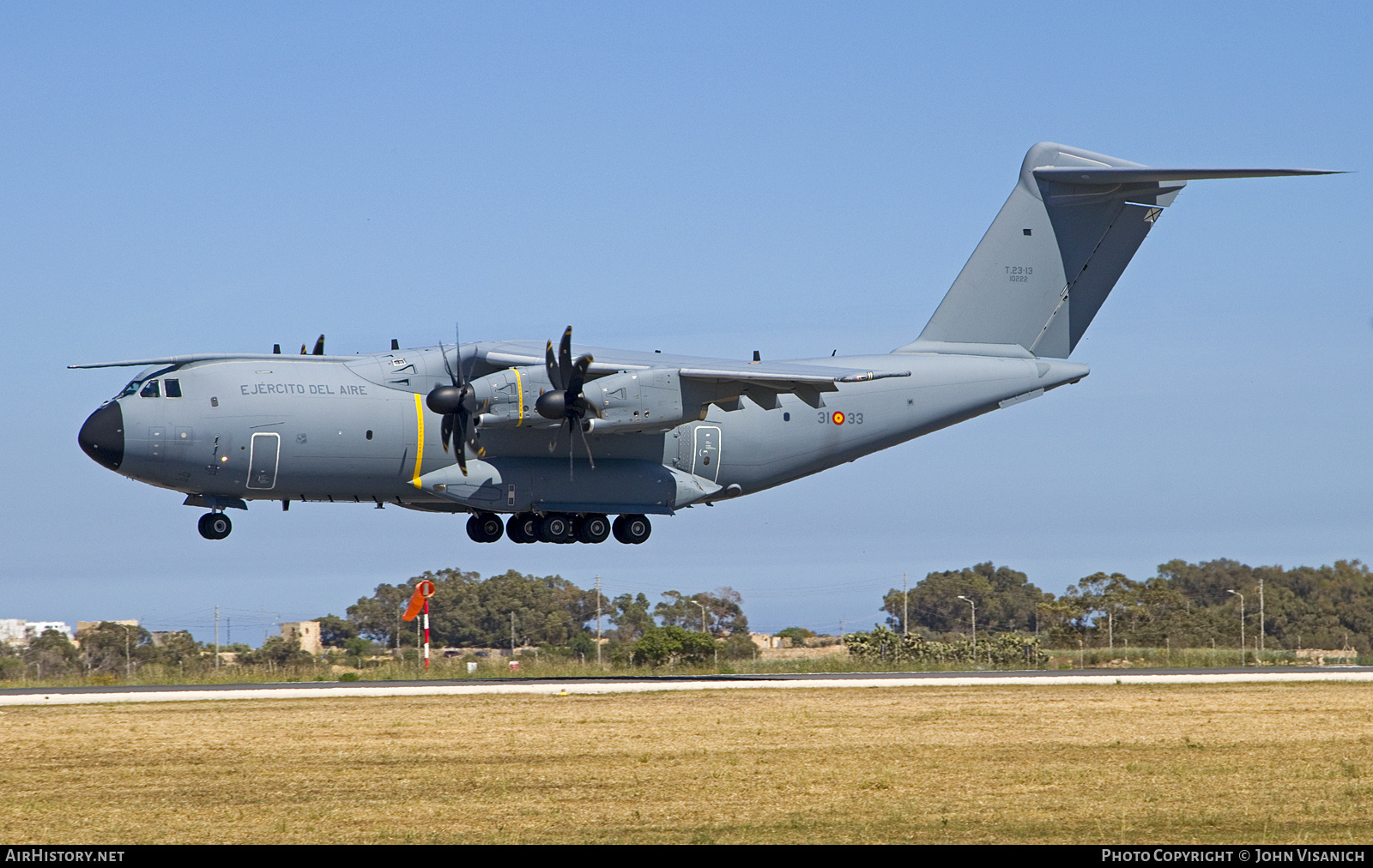 Aircraft Photo of T.23-13 / 10222 | Airbus A400M Atlas | Spain - Air Force | AirHistory.net #674464