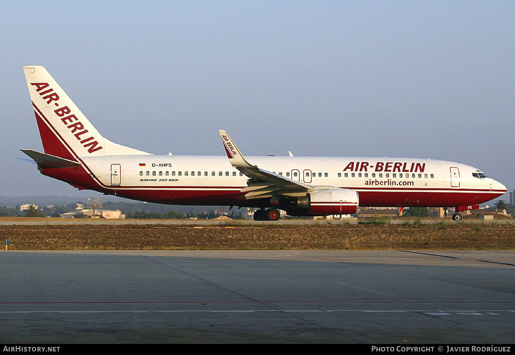 Aircraft Photo of D-AHFS | Boeing 737-8K5 | Air Berlin | AirHistory.net #674475