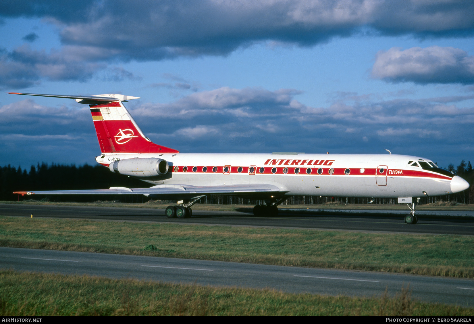 Aircraft Photo of D-AOBL | Tupolev Tu-134A | Interflug | AirHistory.net #674482