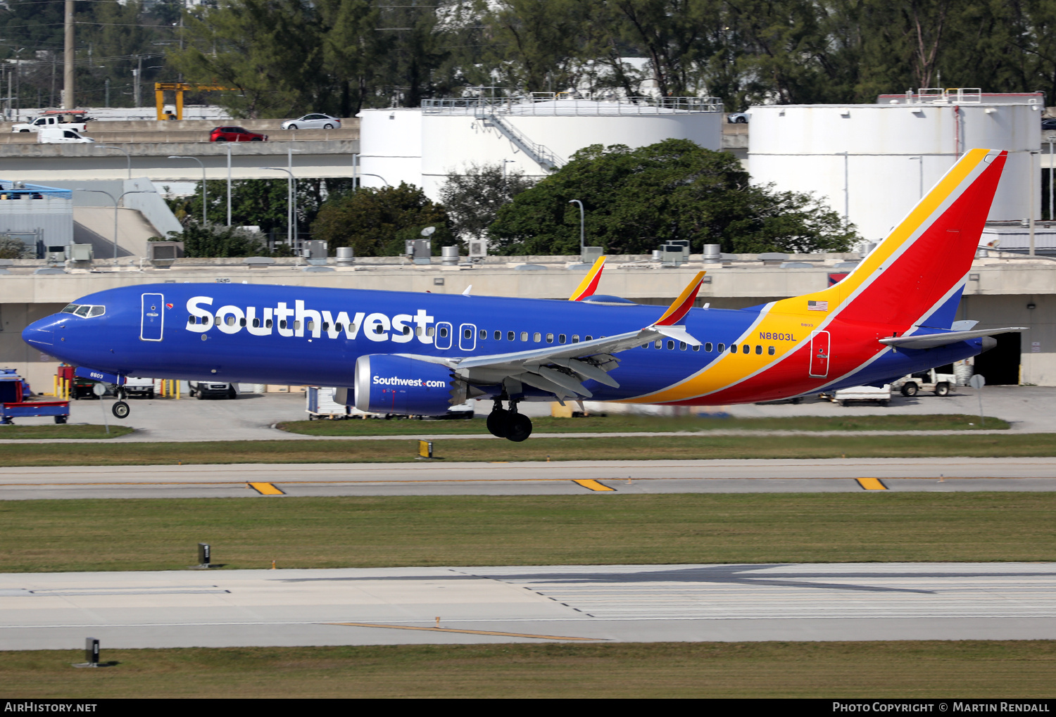 Aircraft Photo of N8803L | Boeing 737-8 Max 8 | Southwest Airlines | AirHistory.net #674487