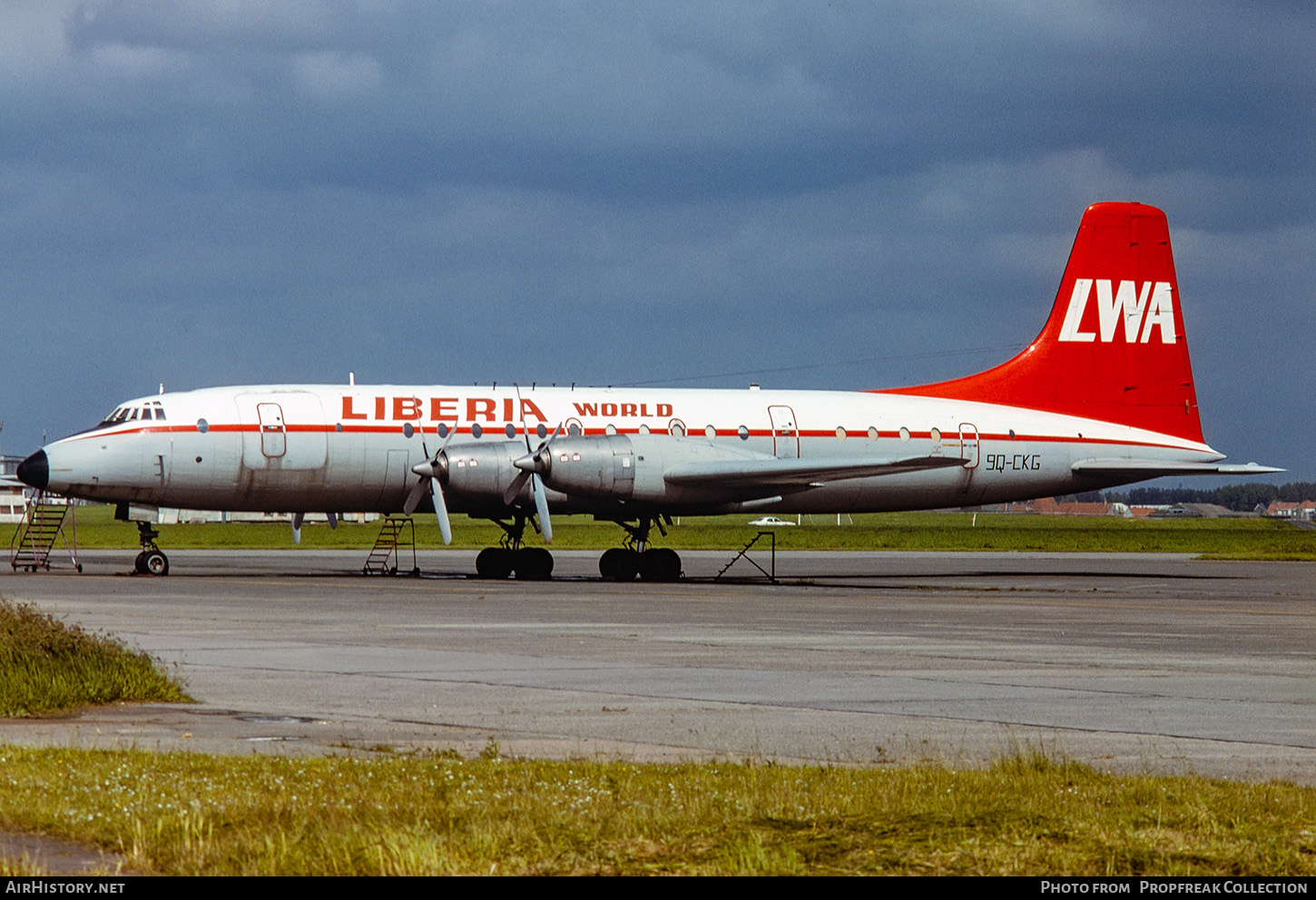 Aircraft Photo of 9Q-CKG | Bristol 175 Britannia 253F | LWA Air Cargo - Liberia World Airlines | AirHistory.net #674533