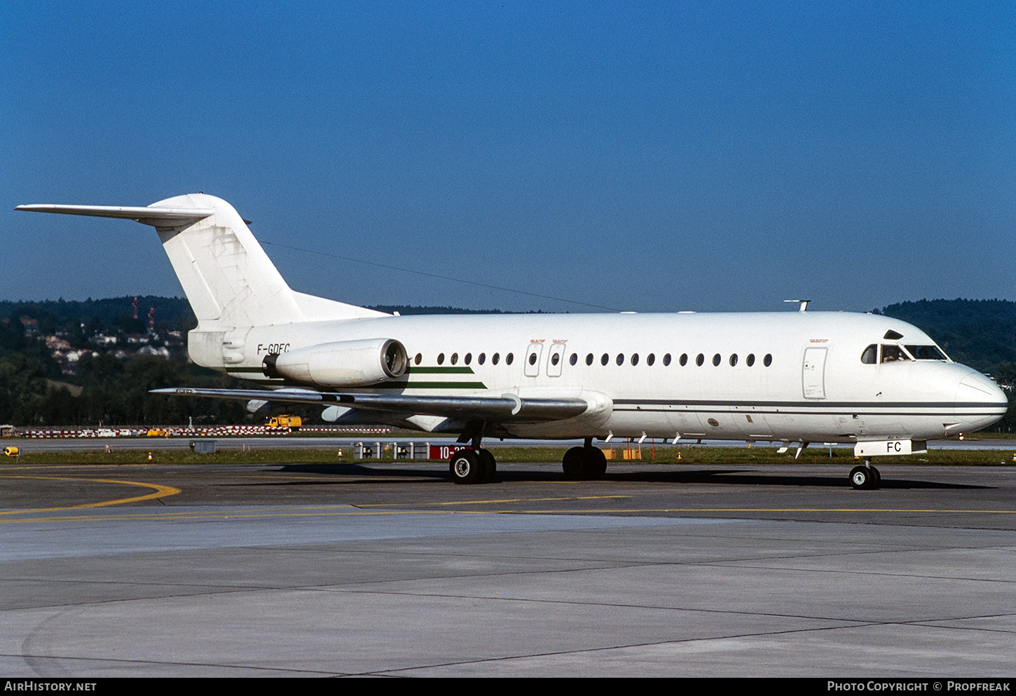 Aircraft Photo of F-GDFC | Fokker F28-4000 Fellowship | Occitania Jet Fleet | AirHistory.net #674540