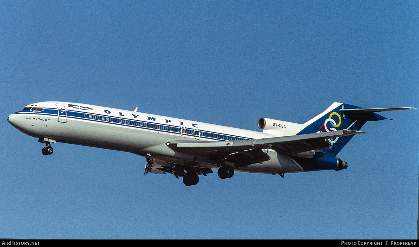 Aircraft Photo of SX-CBG | Boeing 727-230 | Olympic | AirHistory.net #674585