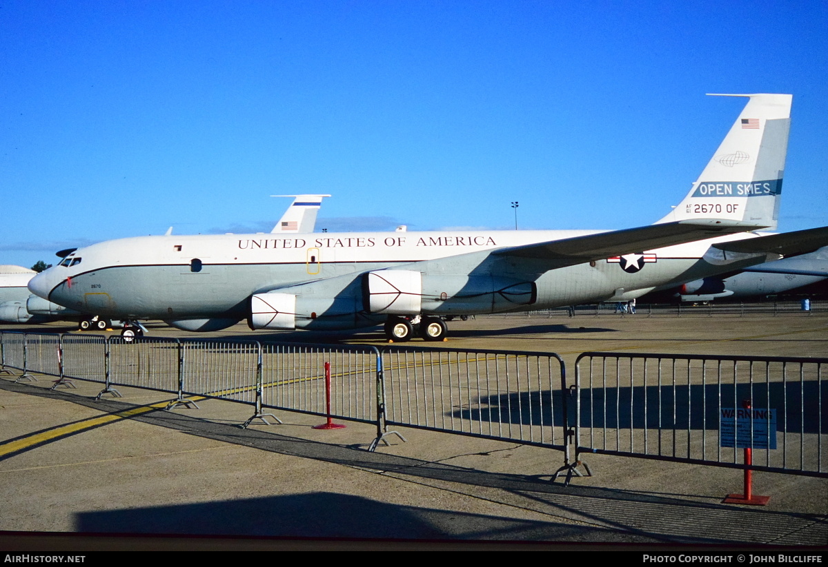 Aircraft Photo of 61-2670 / AF61-2670 | Boeing OC-135B | USA - Air Force | AirHistory.net #674587