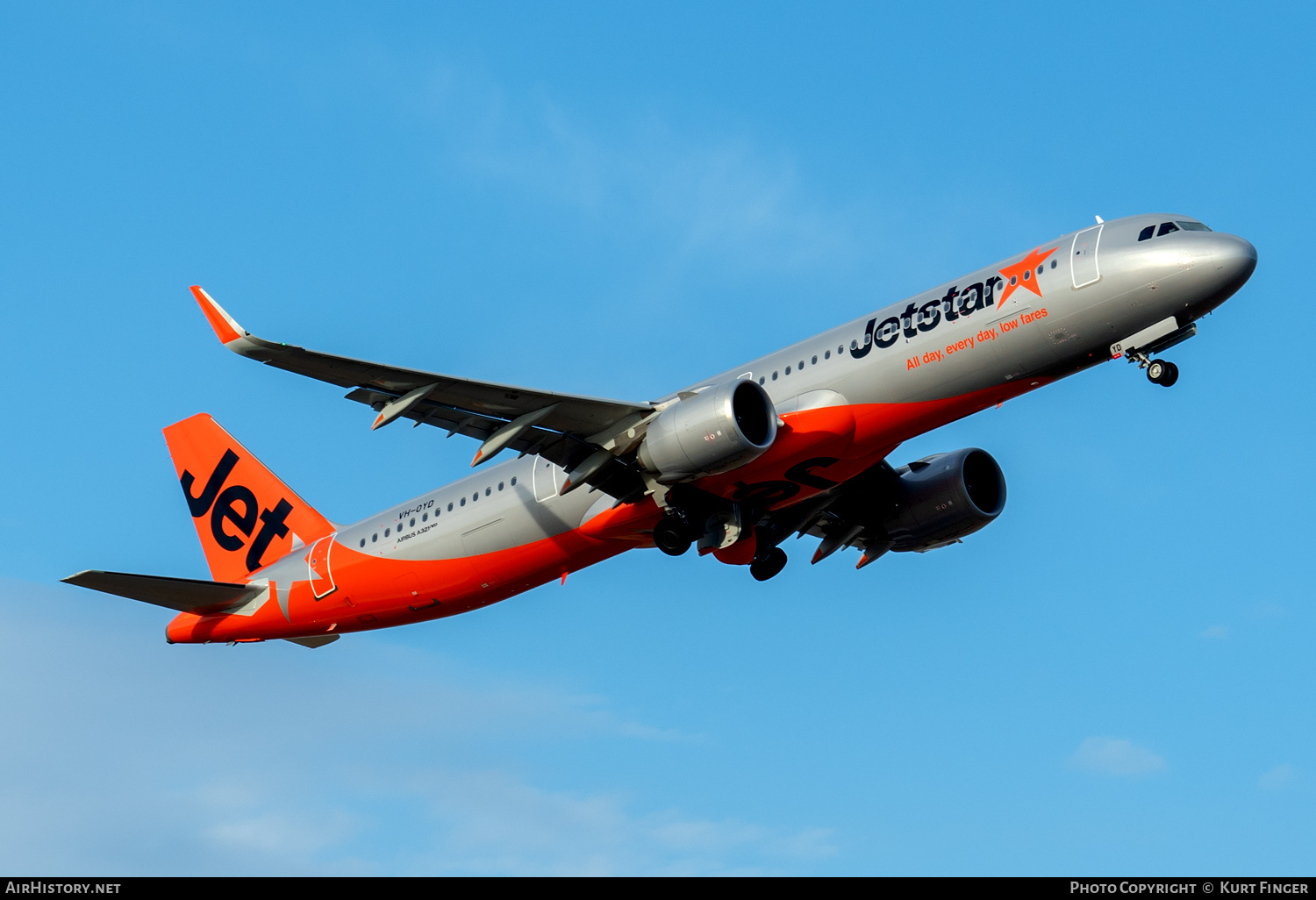 Aircraft Photo of VH-OYD | Airbus A321-251NX | Jetstar Airways | AirHistory.net #674589