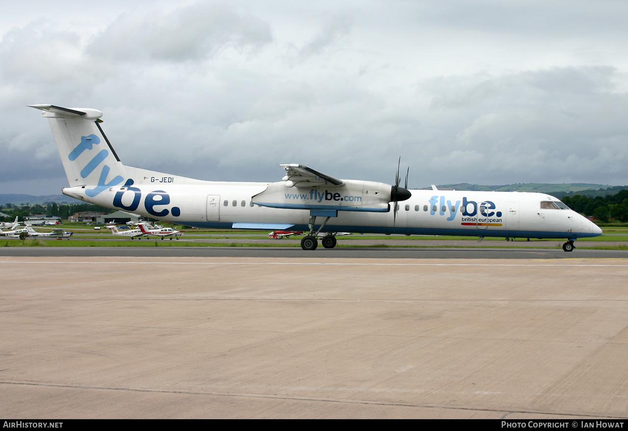 Aircraft Photo of G-JEDI | Bombardier DHC-8-402 Dash 8 | Flybe - British European | AirHistory.net #674600