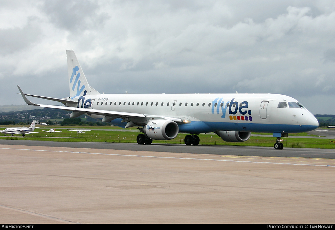 Aircraft Photo of G-FBEB | Embraer 195LR (ERJ-190-200LR) | Flybe | AirHistory.net #674601