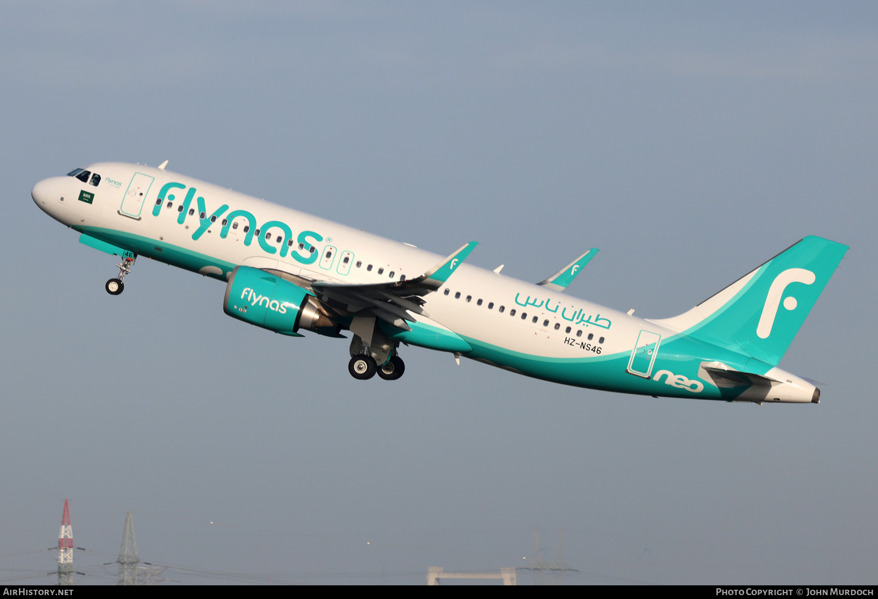Aircraft Photo of HZ-NS46 | Airbus A320-251N | Flynas | AirHistory.net #674612