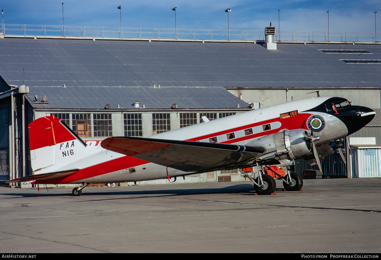 Aircraft Photo of N16 | Douglas DC-3A | FAA - Federal Aviation Administration | AirHistory.net #674613