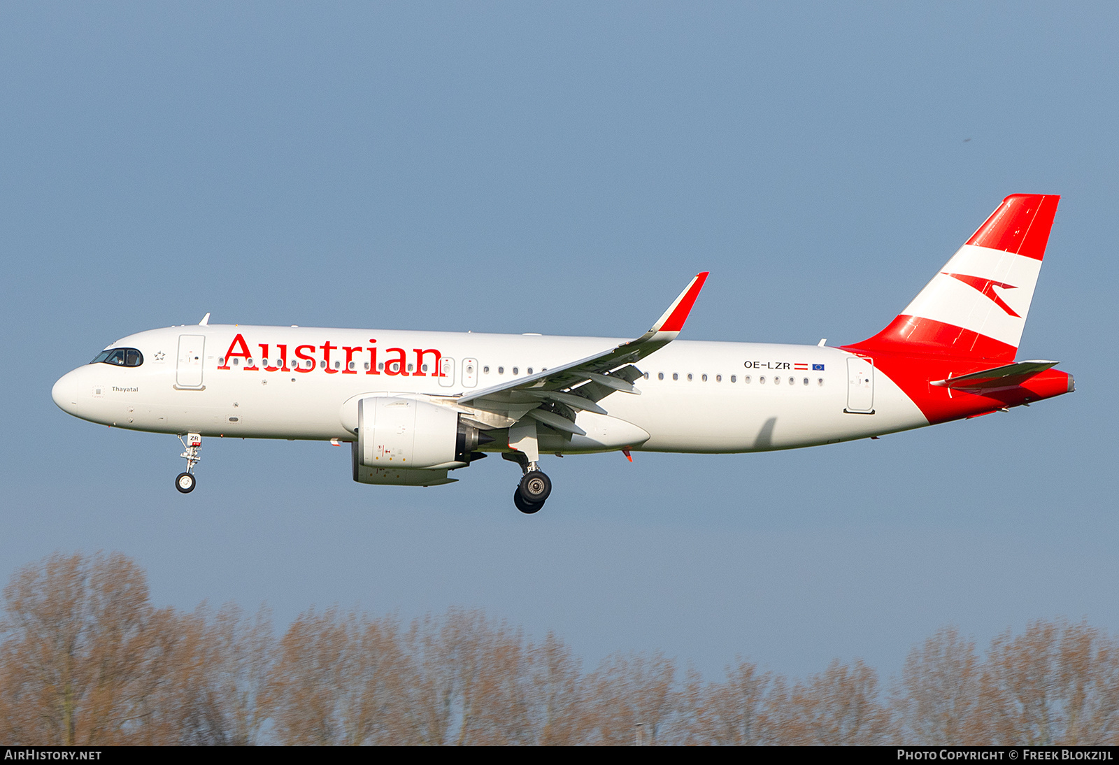 Aircraft Photo of OE-LZR | Airbus A320-271N | Austrian Airlines | AirHistory.net #674619