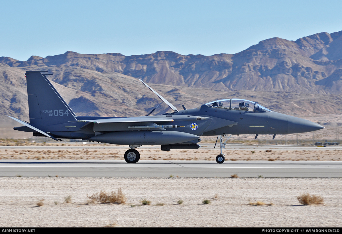 Aircraft Photo of 08-054 | Boeing F-15K Slam Eagle | South Korea - Air Force | AirHistory.net #674629