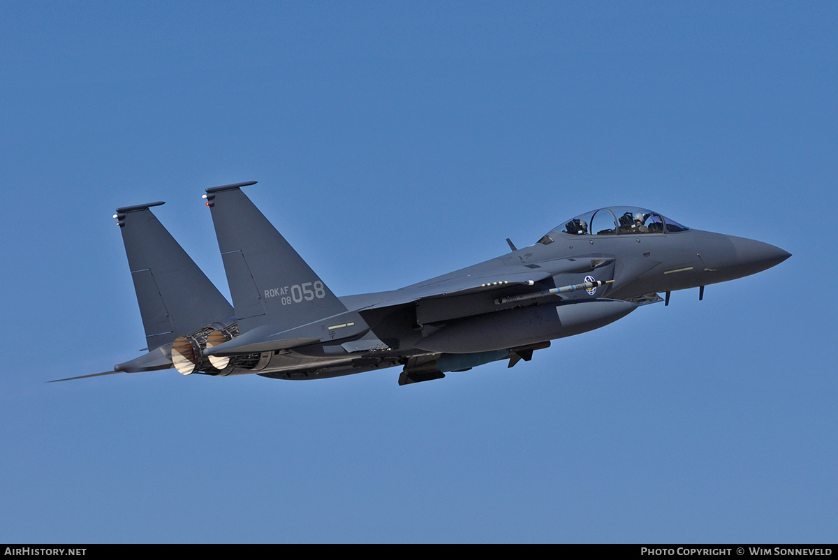 Aircraft Photo of 08-058 | Boeing F-15K Slam Eagle | South Korea - Air Force | AirHistory.net #674636