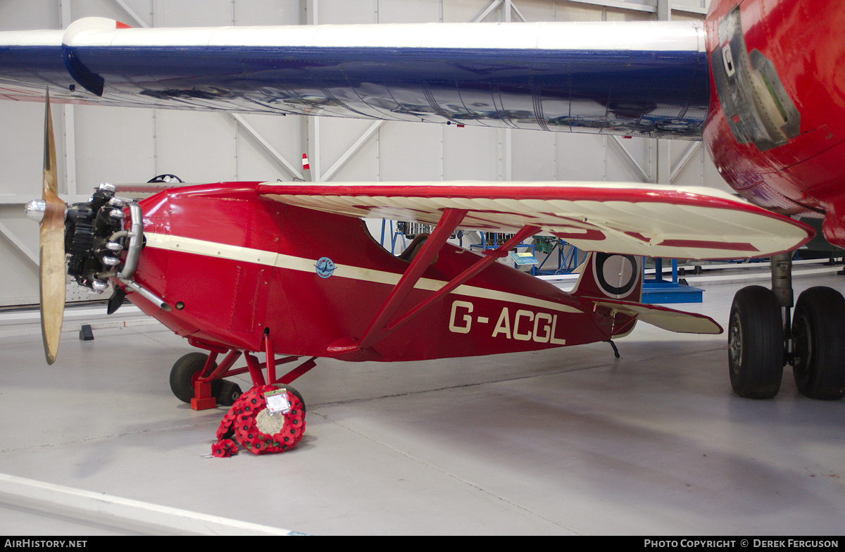 Aircraft Photo of G-ACGL | Comper CLA-7 Swift | AirHistory.net #674637