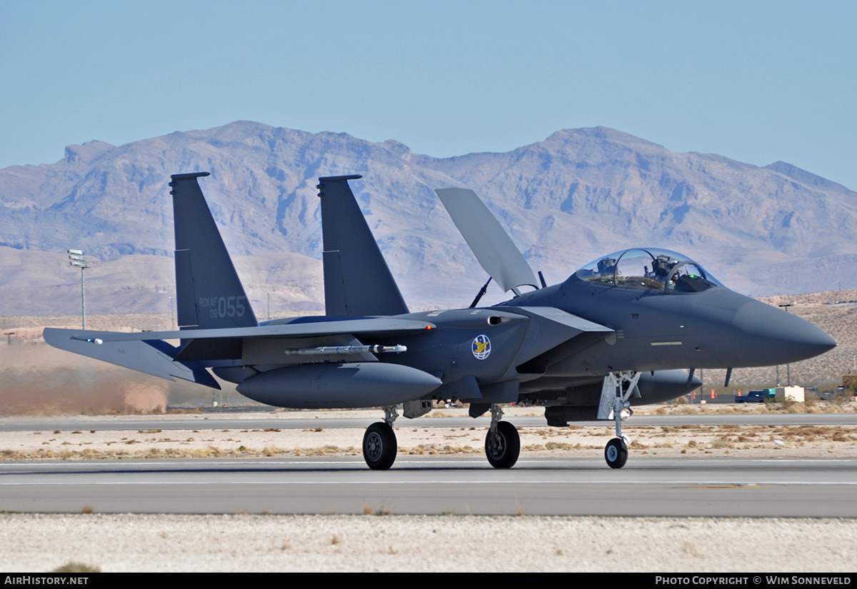 Aircraft Photo of 08-055 | Boeing F-15K Slam Eagle | South Korea - Air Force | AirHistory.net #674646