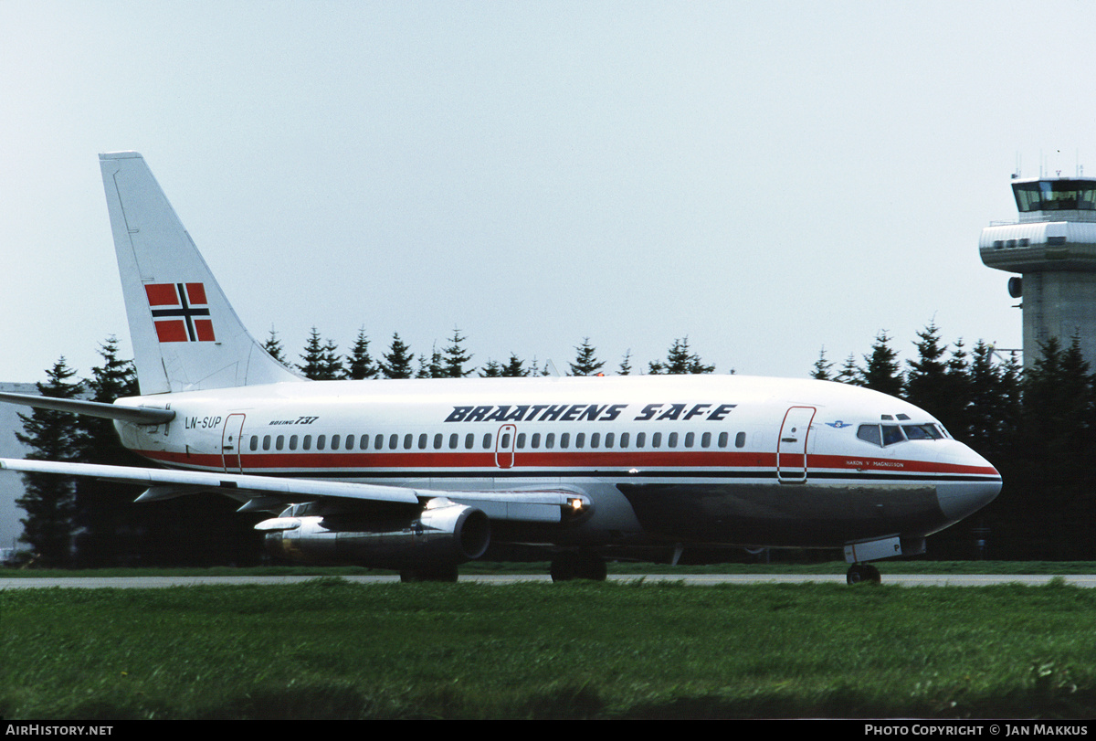 Aircraft Photo of LN-SUP | Boeing 737-205 | Braathens SAFE | AirHistory.net #674680