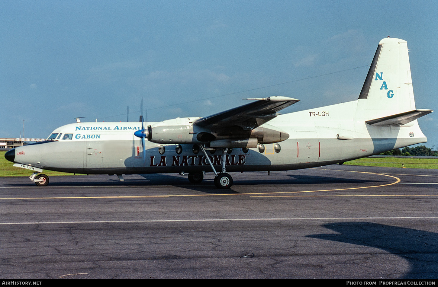 Aircraft Photo of TR-LGH | Fokker F27-300M Troopship | National Airways Gabon - NAG | AirHistory.net #674685