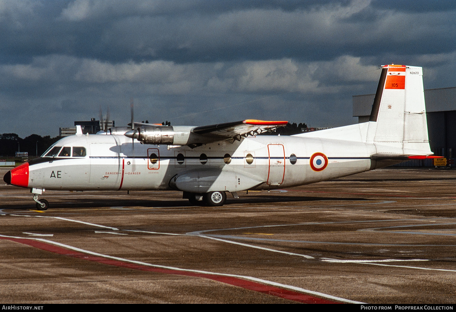 Aircraft Photo of 105 | Aerospatiale N-262D-51 Fregate | France - Air Force | AirHistory.net #674696