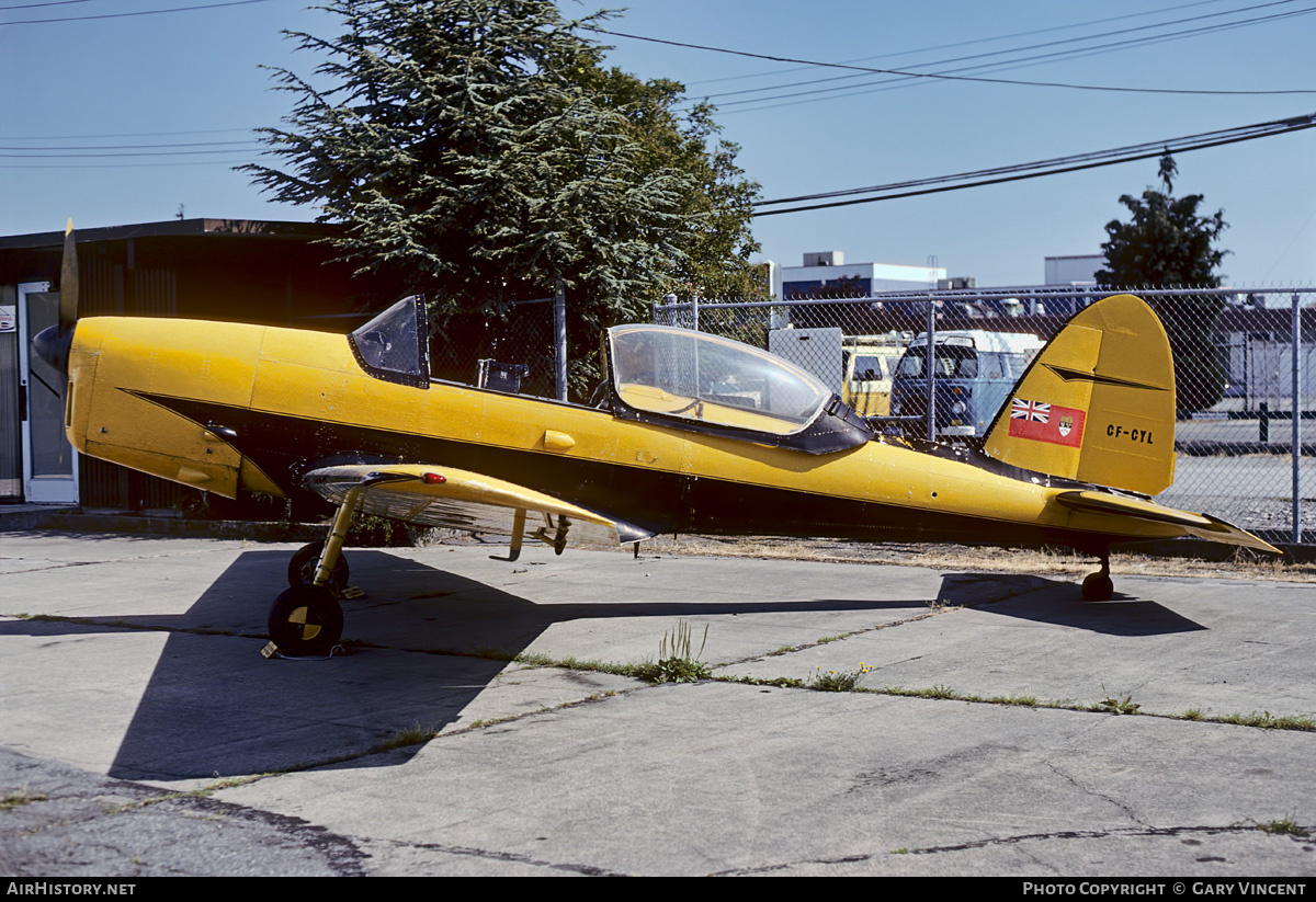 Aircraft Photo of CF-CYL | De Havilland Canada DHC-1B-2-S3 Chipmunk | AirHistory.net #674701