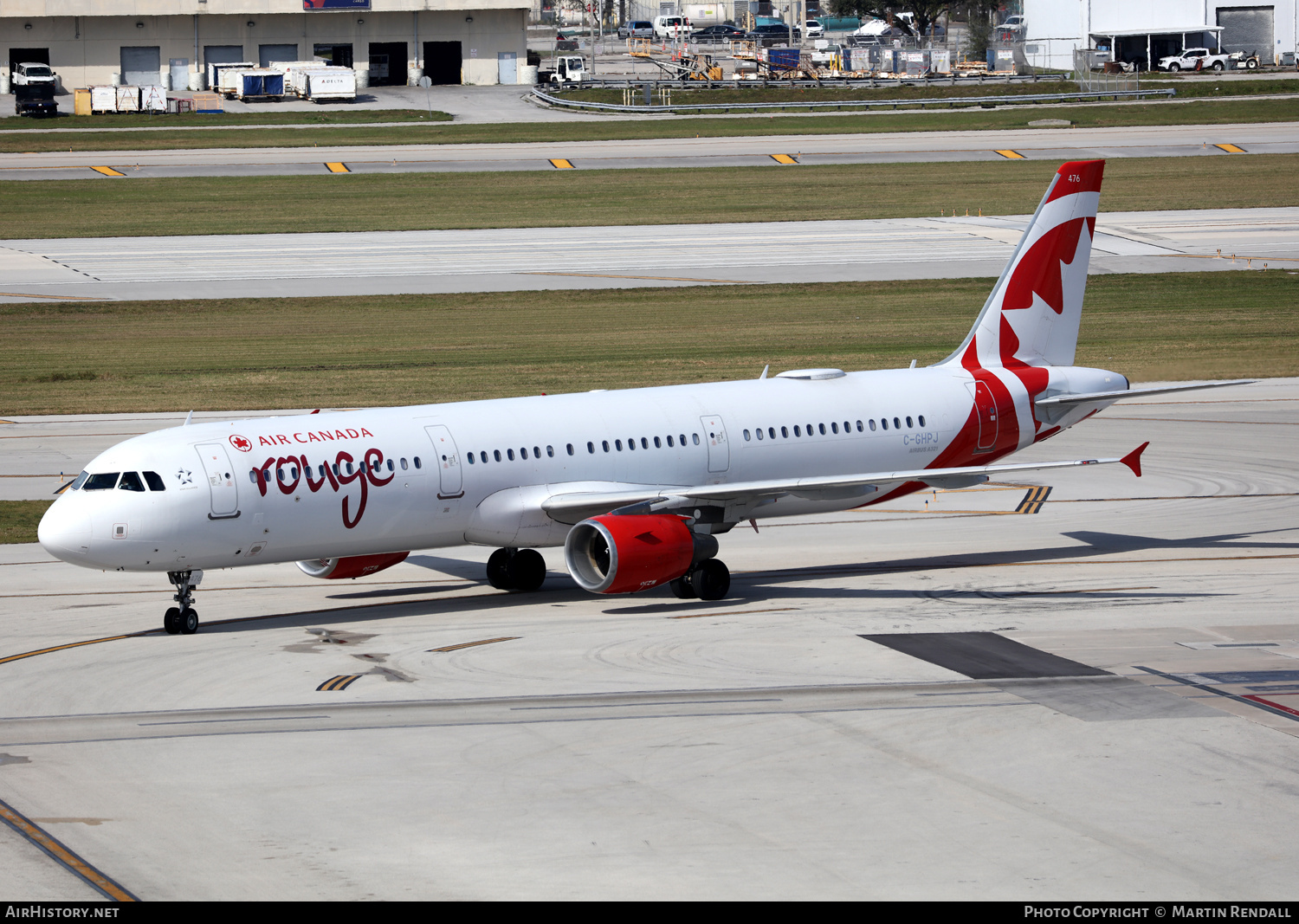 Aircraft Photo of C-GHPJ | Airbus A321-211 | Air Canada Rouge | AirHistory.net #674705