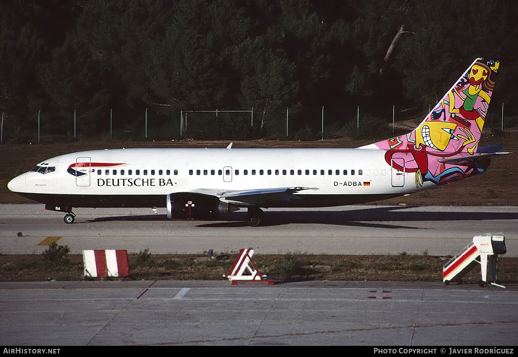 Aircraft Photo of D-ADBA | Boeing 737-3L9 | Deutsche BA | AirHistory.net #674709