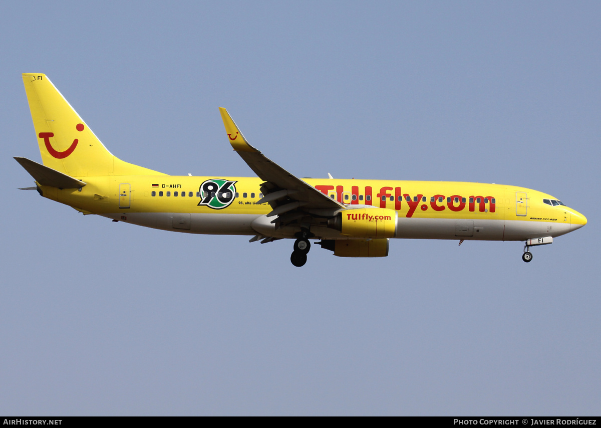 Aircraft Photo of D-AHFI | Boeing 737-8K5 | TUIfly | AirHistory.net #674710