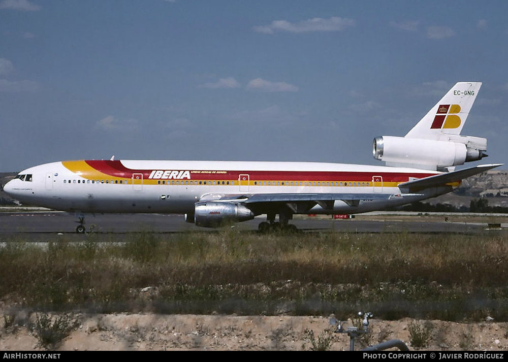 Aircraft Photo of EC-GNG | McDonnell Douglas DC-10-30 | Iberia | AirHistory.net #674711