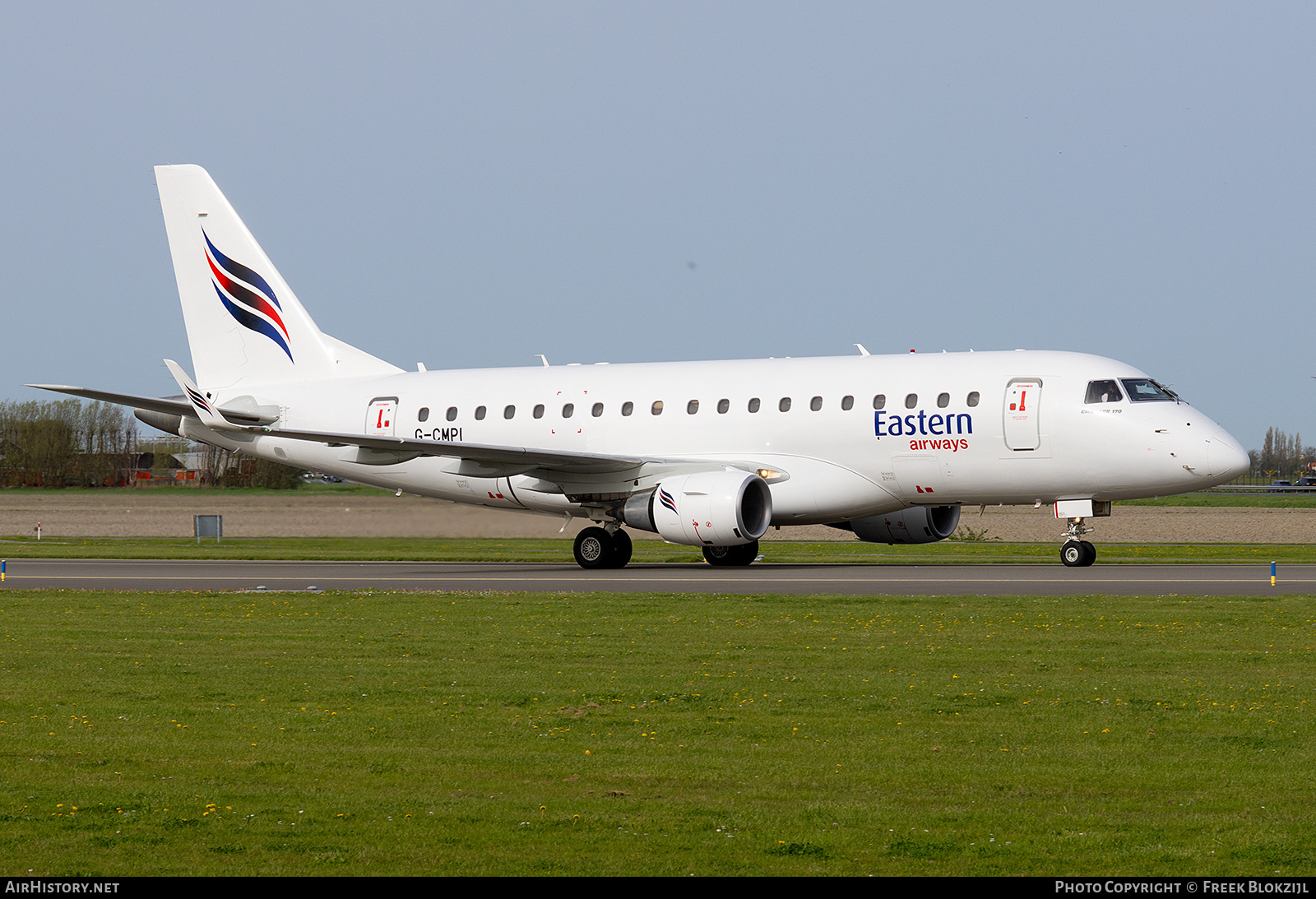 Aircraft Photo of G-CMPI | Embraer 170LR (ERJ-170-100LR) | Eastern Airways | AirHistory.net #674728