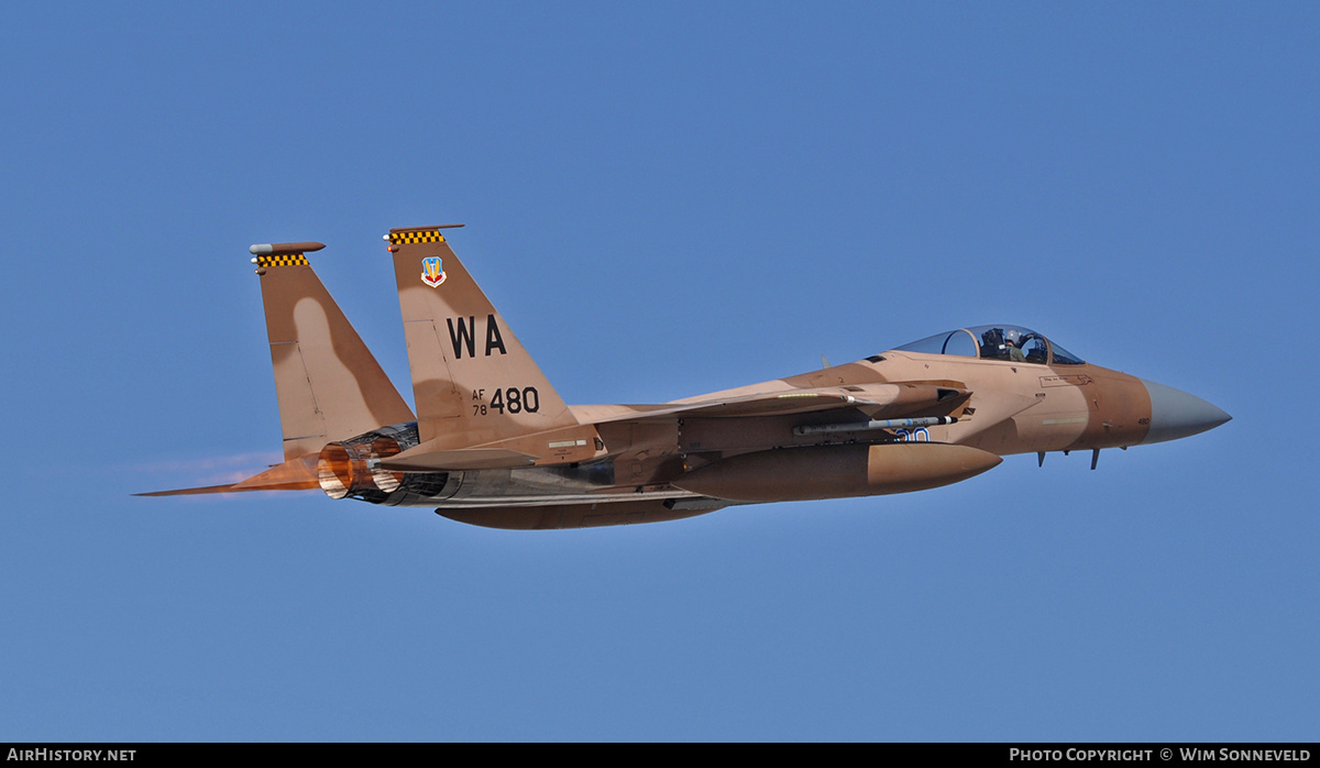 Aircraft Photo of 78-0480 / AF78-480 | McDonnell Douglas F-15C Eagle | USA - Air Force | AirHistory.net #674730