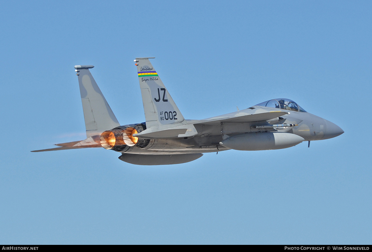 Aircraft Photo of 80-0002 / AF80-002 | McDonnell Douglas F-15C Eagle | USA - Air Force | AirHistory.net #674737