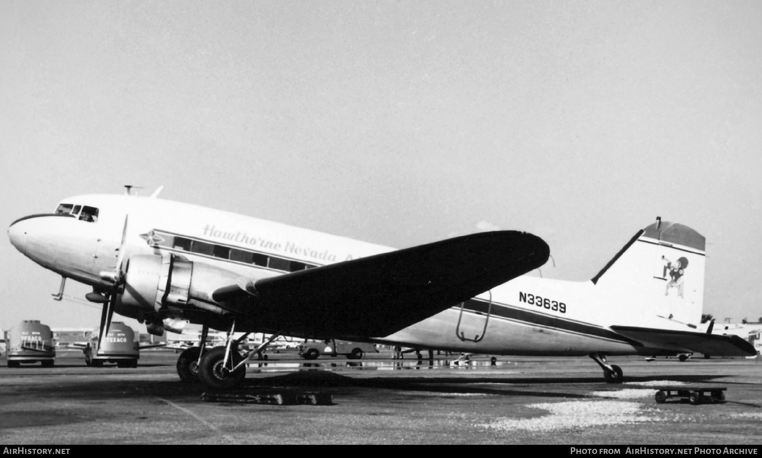 Aircraft Photo of N33639 | Douglas DC-3A-228D | Hawthorne Nevada Airlines | AirHistory.net #674778