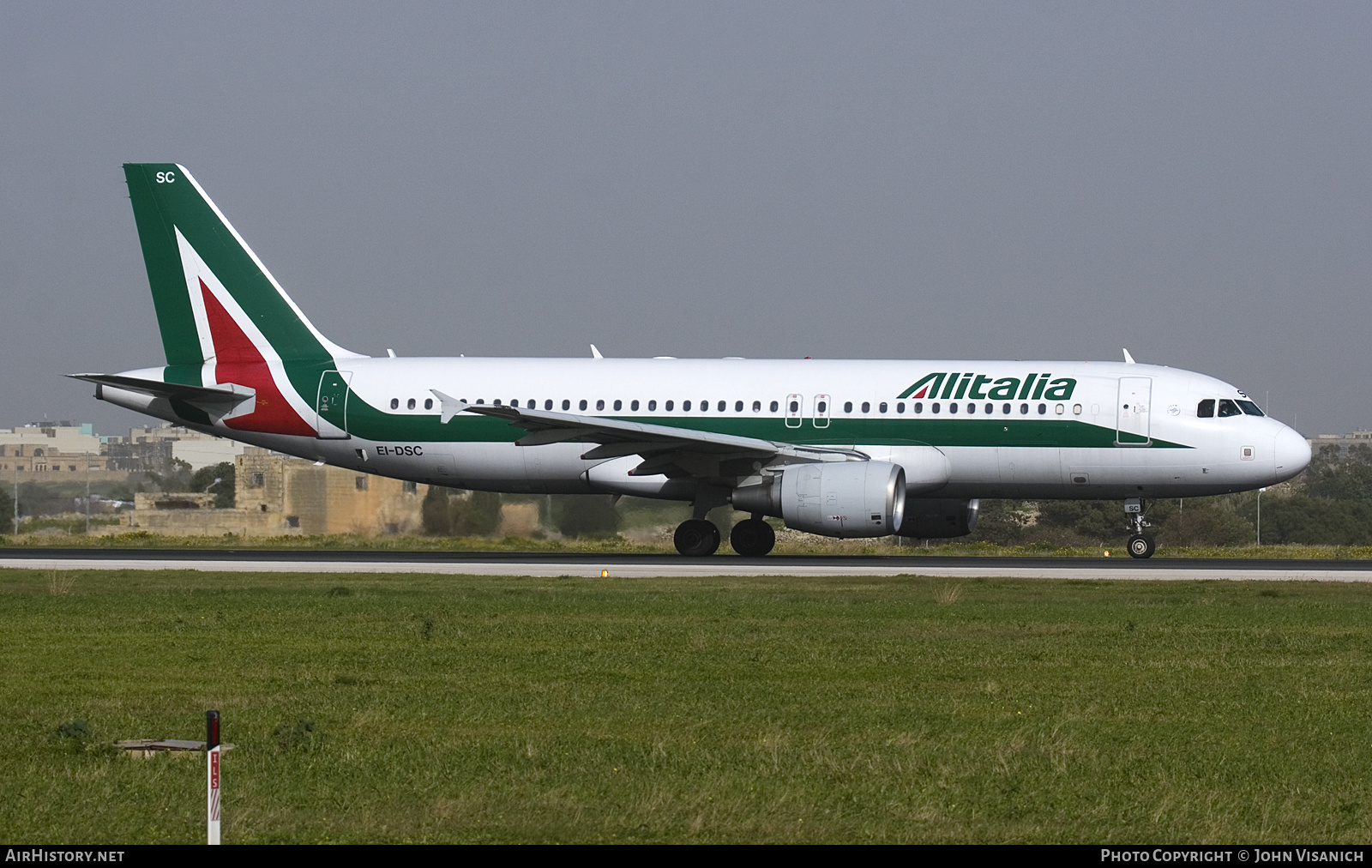 Aircraft Photo of EI-DSC | Airbus A320-216 | Alitalia | AirHistory.net #674788