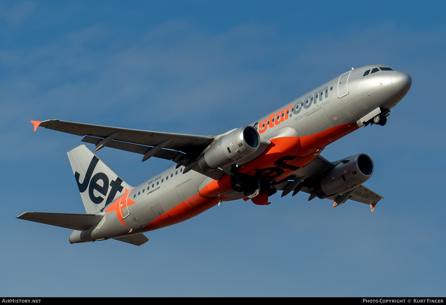 Aircraft Photo of VH-VGV | Airbus A320-232 | Jetstar Airways | AirHistory.net #674831