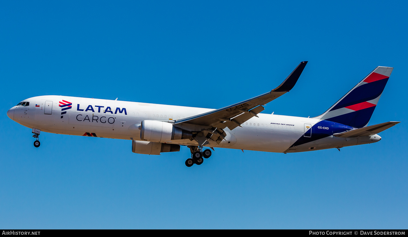 Aircraft Photo of CC-CXD | Boeing 767-316/ER(BCF) | LATAM Cargo | AirHistory.net #674871