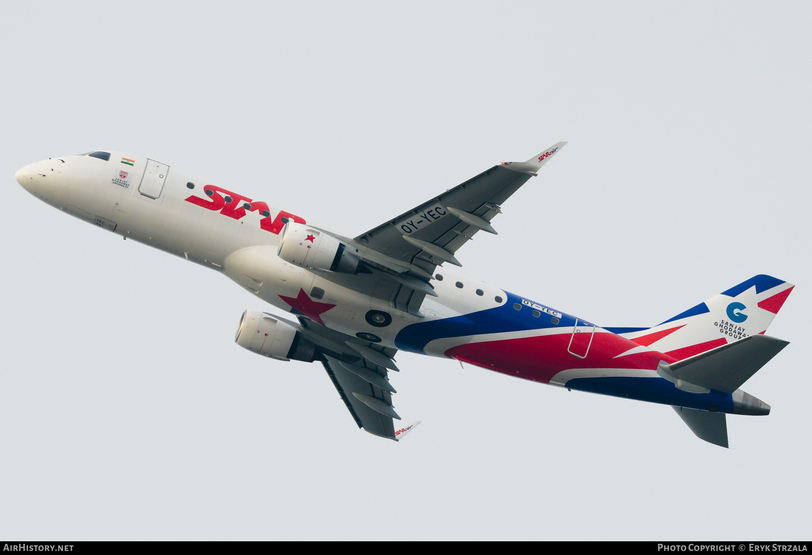 Aircraft Photo of OY-YEC | Embraer 175LR (ERJ-170-200LR) | Star Air | AirHistory.net #674875