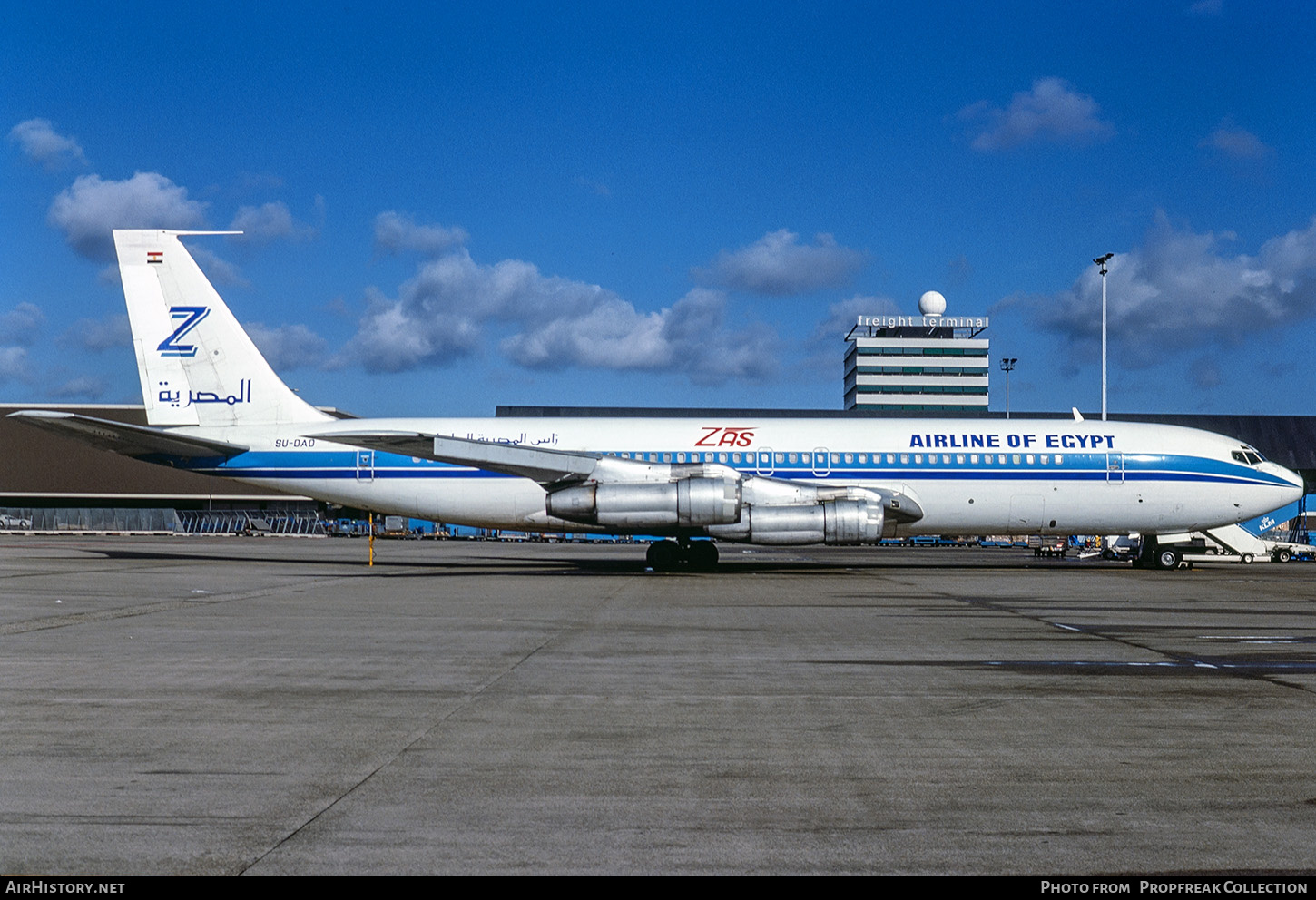 Aircraft Photo of SU-DAD | Boeing 707-336C | ZAS Airline of Egypt | AirHistory.net #674878